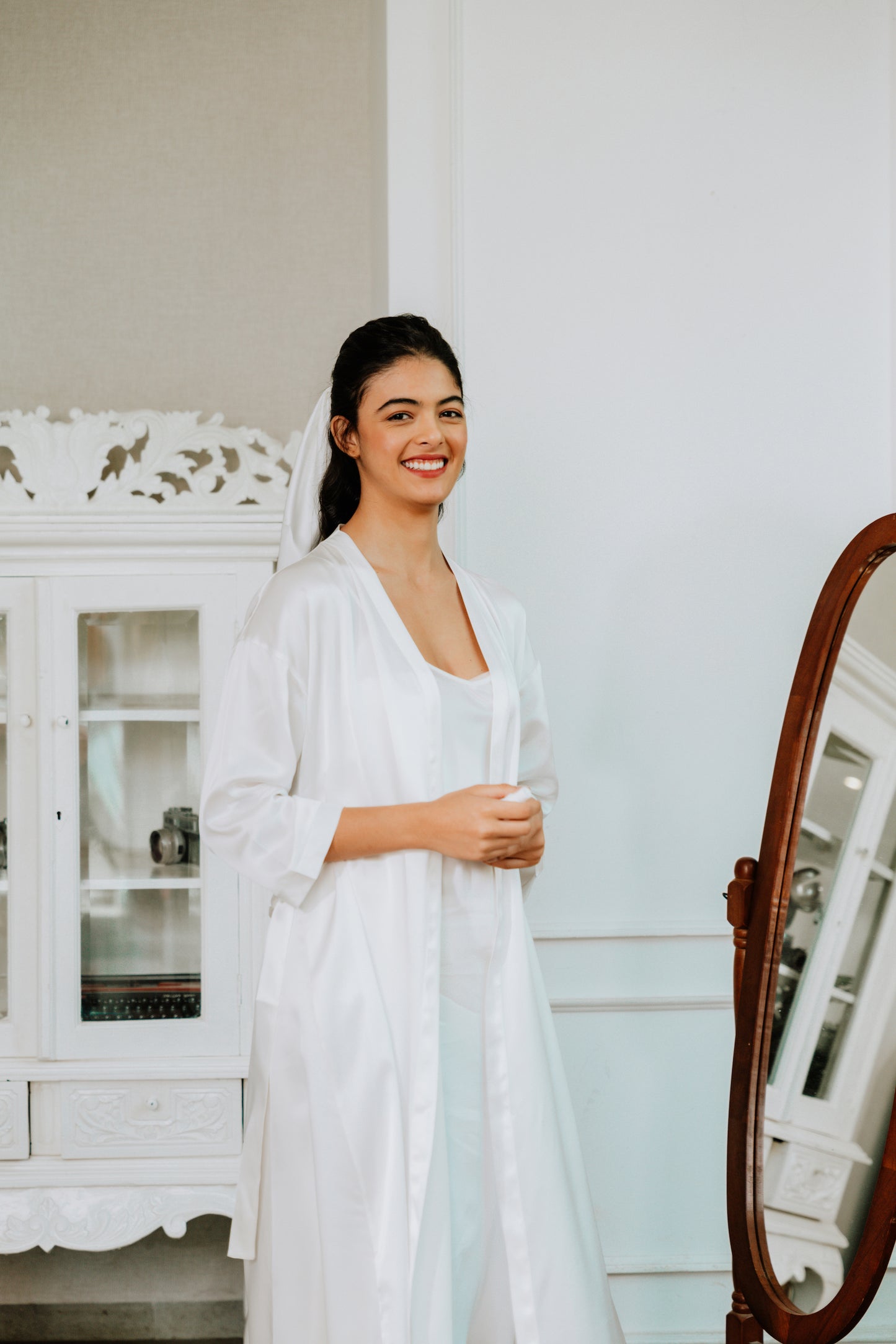 Pure Silk Wrap-Around Gown | 100% Mulberry Silk